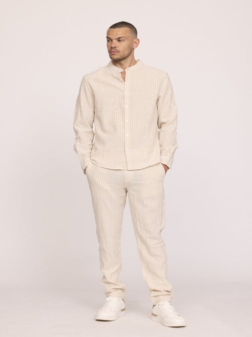 Lee Cooper - Pantalon GLANCE Mastic stripes - Kiabi