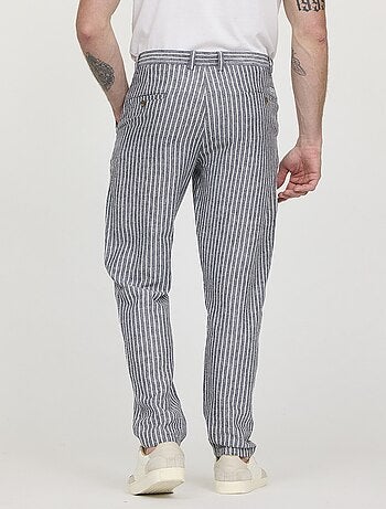 Lee Cooper - Pantalon GLANCE Navy stripes