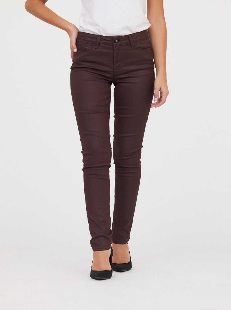 Lee Cooper - Pantalon Jana Bordeaux Coatted Bordeaux - Kiabi