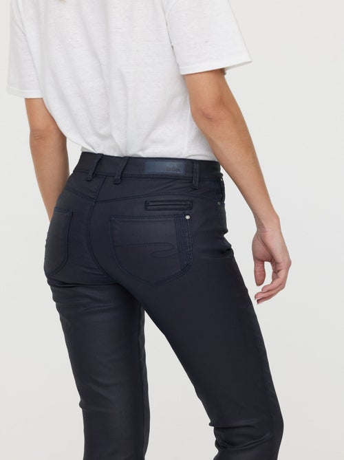 Lee Cooper - Pantalon Jana Navy Coatted - Kiabi