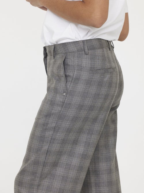 Lee Cooper - Pantalon JANIS Carreau light grey - Kiabi
