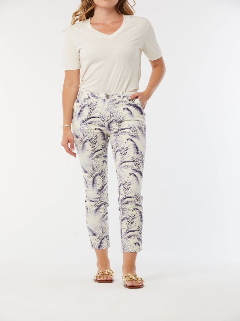 Lee Cooper - Pantalon JEMILA Marshmallow Blanc - Kiabi