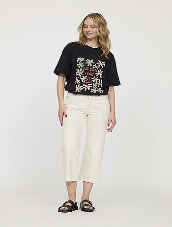 Lee Cooper - Pantalon JEMMA Écru