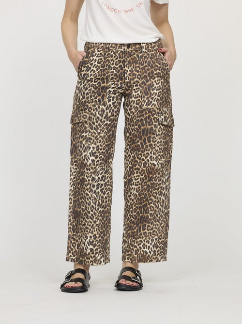 Lee Cooper - Pantalon JERRY Léopard - Kiabi