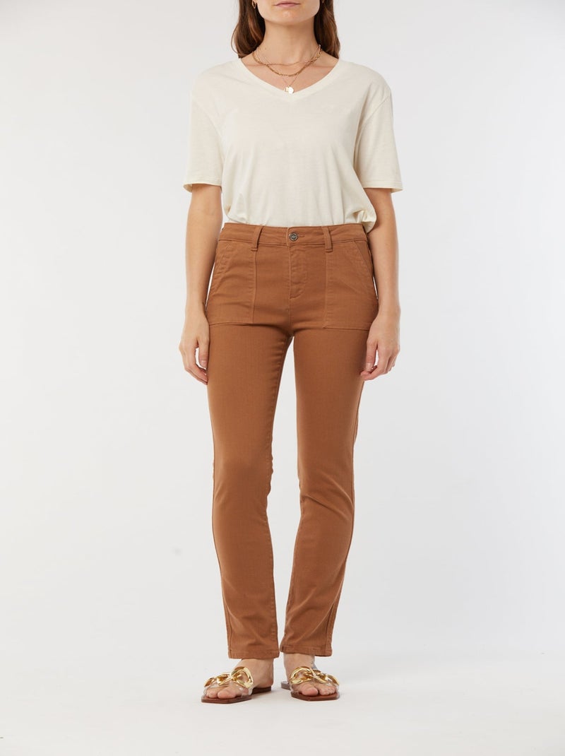 Lee Cooper - Pantalon JILO Argile Beige - L32 Beige - Kiabi