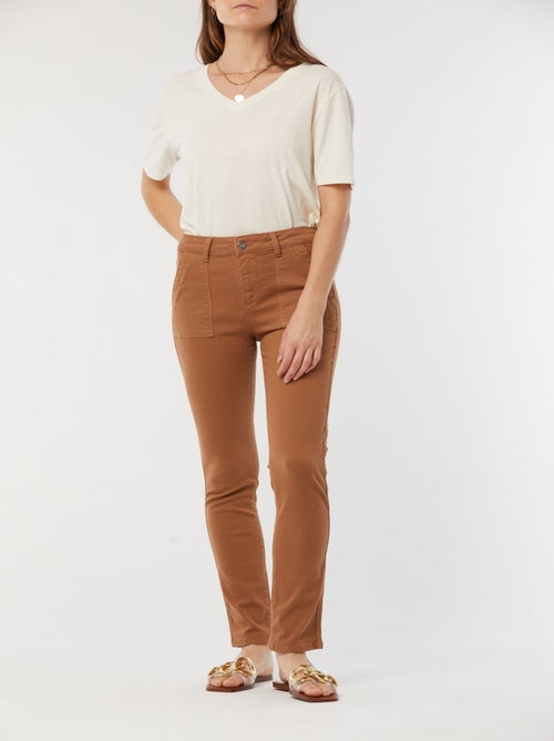 Lee Cooper - Pantalon JILO Argile Beige - L32 - Kiabi