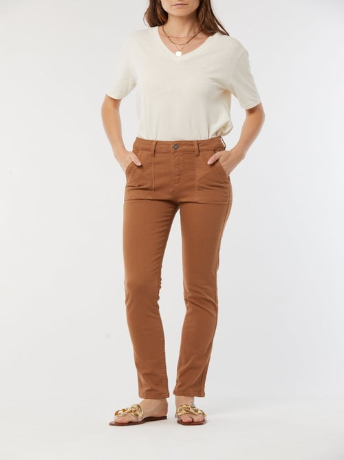 Lee Cooper - Pantalon JILO Argile Beige - L32 - Kiabi