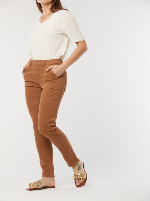 Lee Cooper - Pantalon JILO Argile Beige - L32 - Kiabi