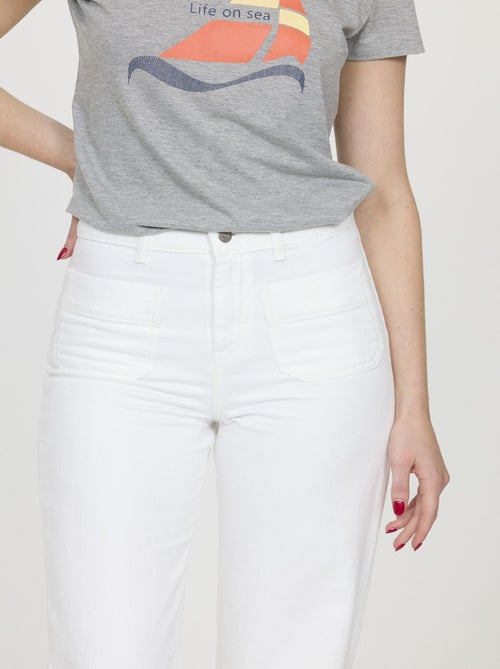 Lee Cooper - Pantalon JOAN Blanc - Kiabi