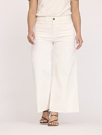 Lee Cooper - Pantalon JOULIA Écru