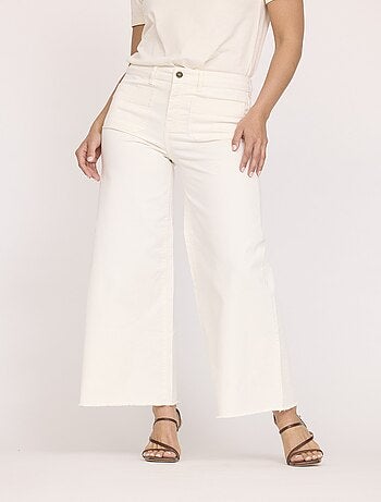 Lee Cooper - Pantalon JOULIA Écru