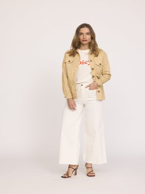 Lee Cooper - Pantalon JOULIA Écru - Kiabi