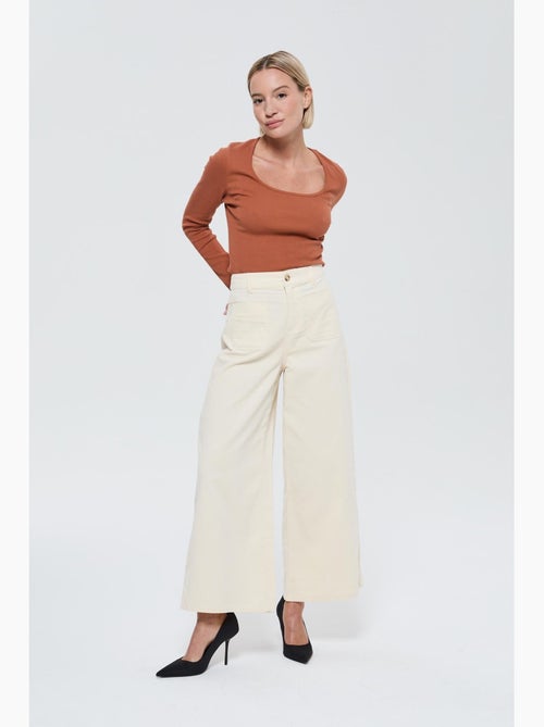 Lee Cooper - Pantalon JOULIA Ivoire - Kiabi