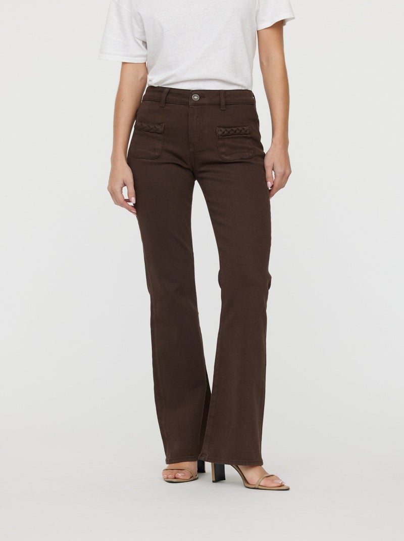 Lee Cooper - Pantalon Junelle Marron Marron - Kiabi
