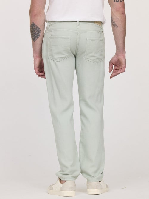 Lee Cooper - Pantalon LC122 Green stoned - Kiabi Lee Cooper - Pantalon LC122 Green stoned - Kiabi