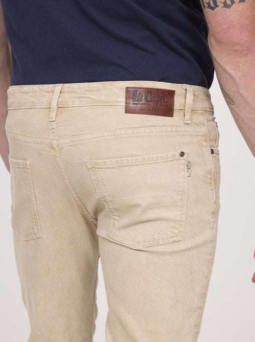 Lee Cooper - Pantalon LC122 Noisette - Kiabi