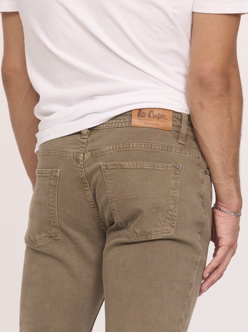 Lee Cooper - Pantalon LC122 Olive foncée - Kiabi