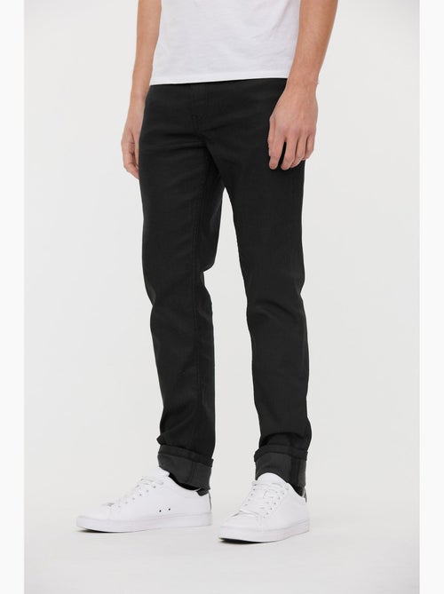 Lee Cooper - Pantalon LC122ZP Black Coatted L34 - Kiabi