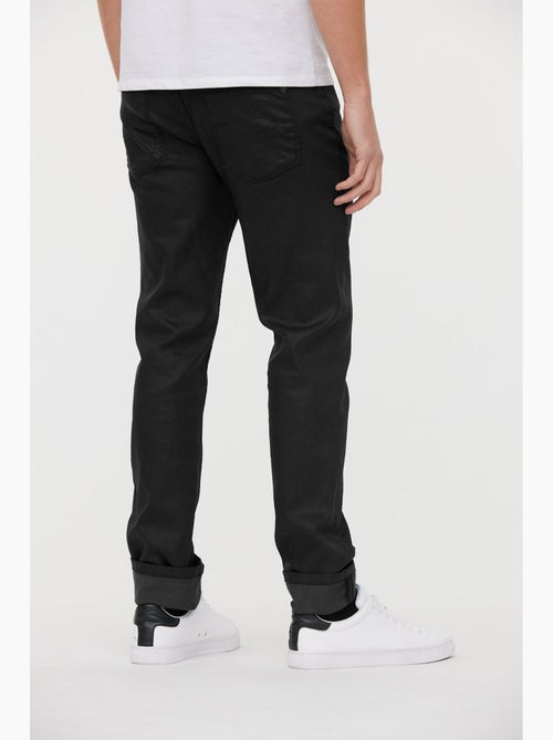 Lee Cooper - Pantalon LC122ZP Black Coatted L34 - Kiabi