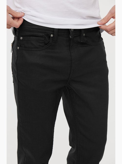 Lee Cooper - Pantalon LC122ZP Black Coatted L34 - Kiabi