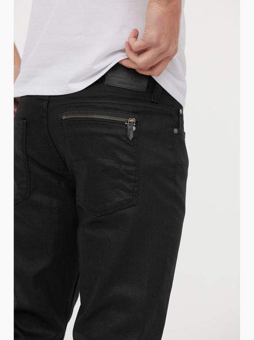 Lee Cooper - Pantalon LC122ZP Black Coatted L34 - Kiabi