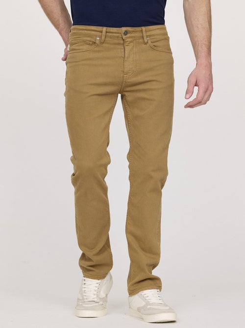 Lee Cooper - Pantalon LC126 Marron caramel - L34 - Kiabi