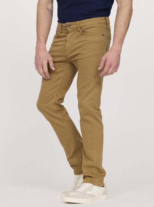 Lee Cooper - Pantalon LC126 Marron caramel - L34 - Kiabi
