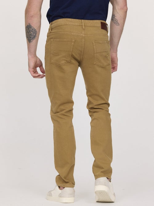 Lee Cooper - Pantalon LC126 Marron caramel - L34 - Kiabi
