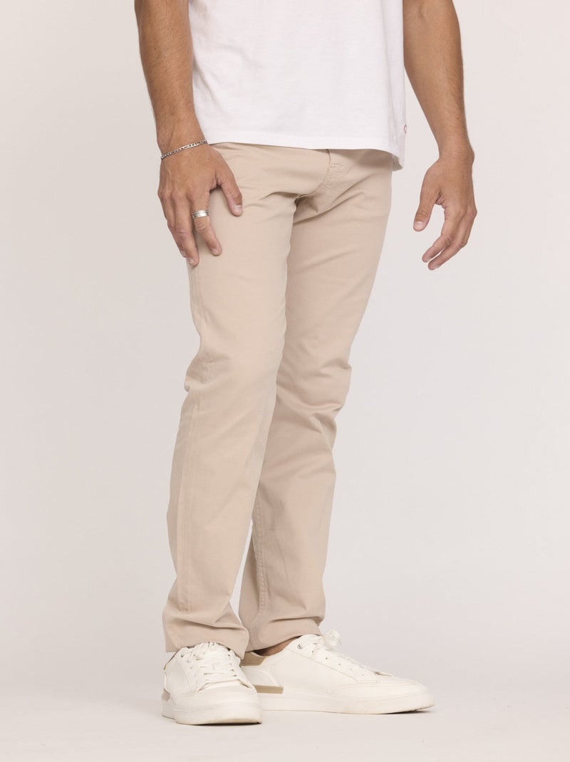 Lee Cooper - Pantalon LC126 Noisette - L34 Marron - Kiabi