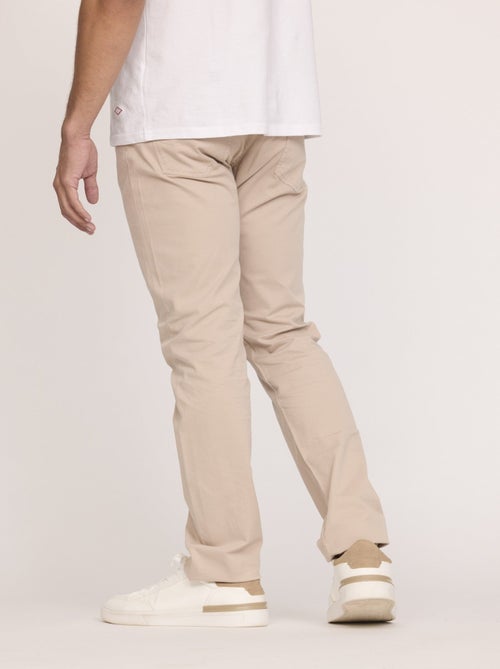 Lee Cooper - Pantalon LC126 Noisette - L34 - Kiabi