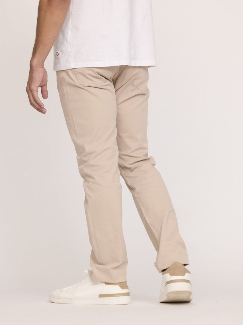 Lee Cooper - Pantalon LC126 Noisette - L34 Marron - Kiabi