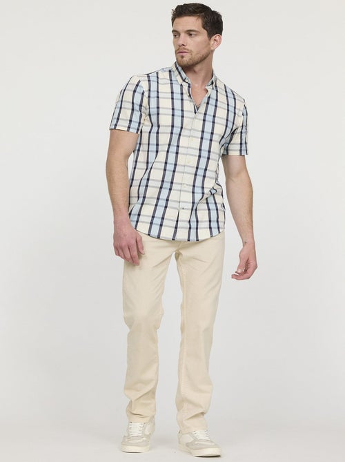 Lee Cooper - Pantalon LC126 Noisette - L34 - Kiabi
