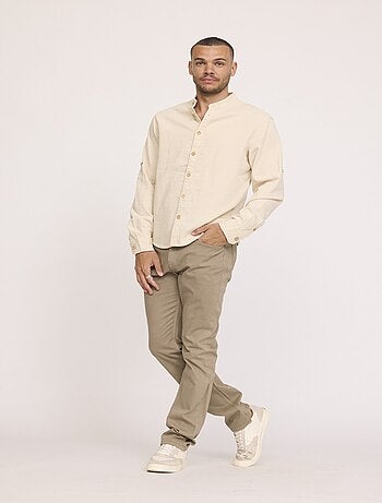 Lee Cooper - Pantalon LC126 Olive foncée