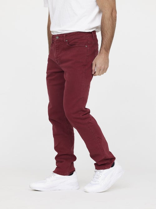 Lee Cooper - Pantalon LC126 Red Wine - L34 - Kiabi