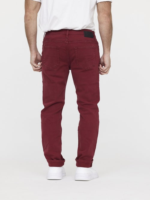 Lee Cooper - Pantalon LC126 Red Wine - L34 - Kiabi