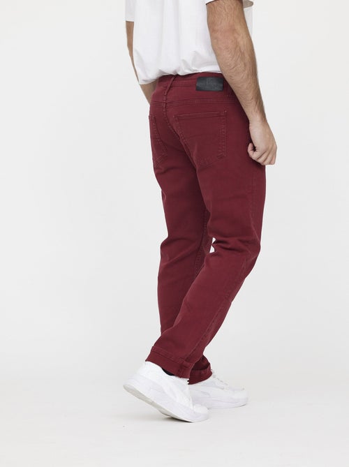 Lee Cooper - Pantalon LC126 Red Wine - L34 - Kiabi