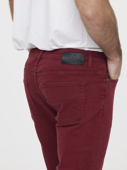 Lee Cooper - Pantalon LC126 Red Wine - L34 - Kiabi