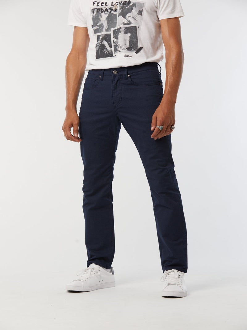 Lee Cooper - Pantalon LC126ZP Encre - L34 Bleu - Kiabi