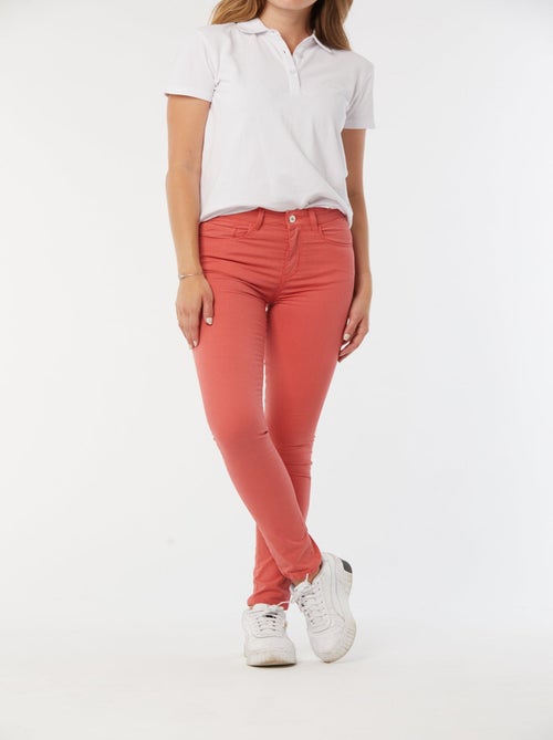 Lee Cooper - Pantalon LC135 Acide orange - Kiabi