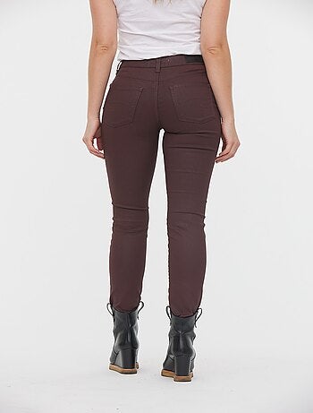 Lee Cooper - Pantalon LC135 Bordeaux Coatted
