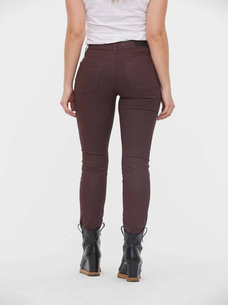 Lee Cooper - Pantalon LC135 Bordeaux Coatted Bordeaux - Kiabi