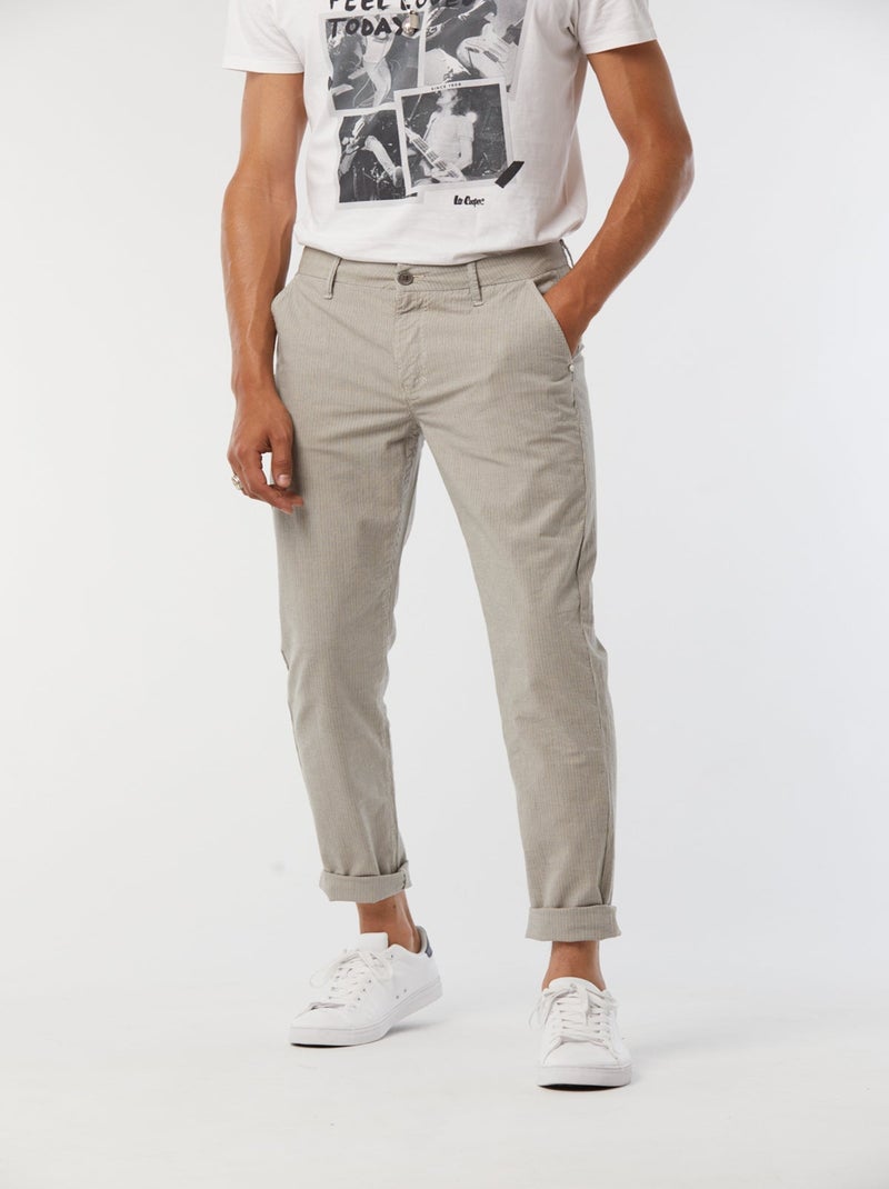 Lee Cooper - Pantalon NEILS Sable - L32 Beige - Kiabi