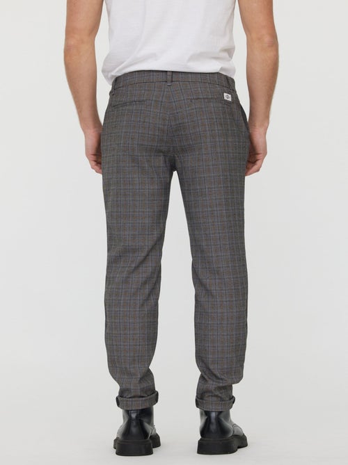 Lee Cooper - Pantalon Niels Gris Metal - Kiabi