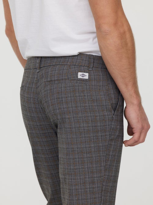 Lee Cooper - Pantalon Niels Gris Metal - Kiabi