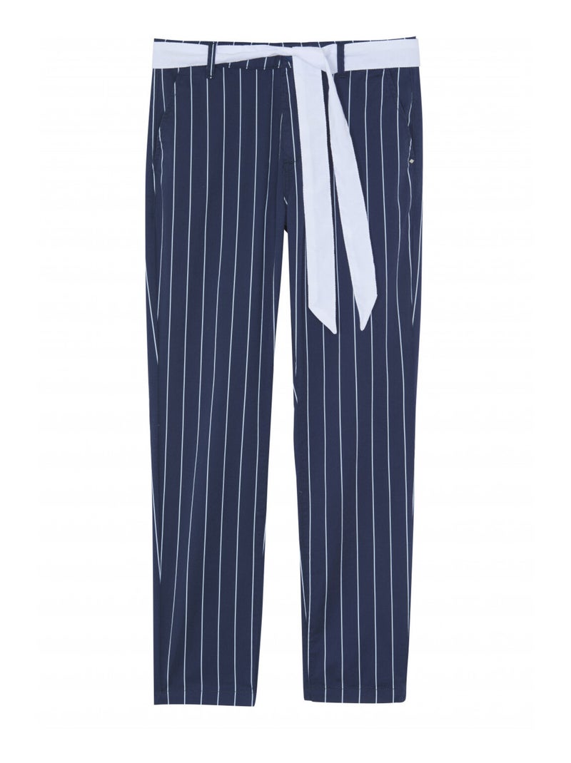 Lee Cooper - Pantalons JEMILA CR Navy / white Blanc - Kiabi