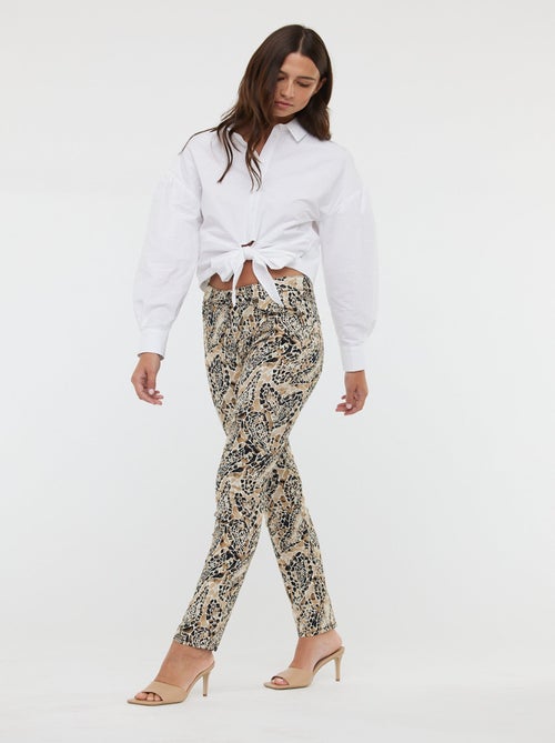 Lee Cooper - Pantalons LC135 Cream - Kiabi