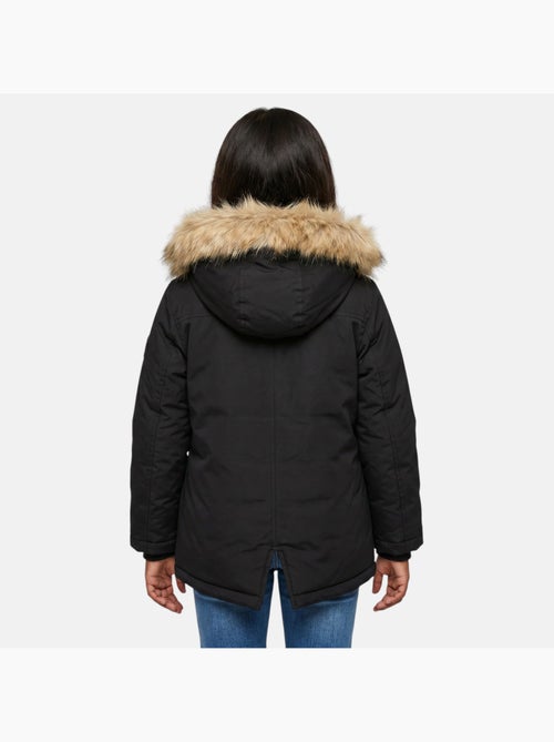 Lee cooper - parka à capuche bordée de fausse fourrure, coupe droite et fermeture zippée - Kiabi Lee cooper - parka à capuche bordée de fausse fourrure, coupe droite et fermeture zippée - Kiabi