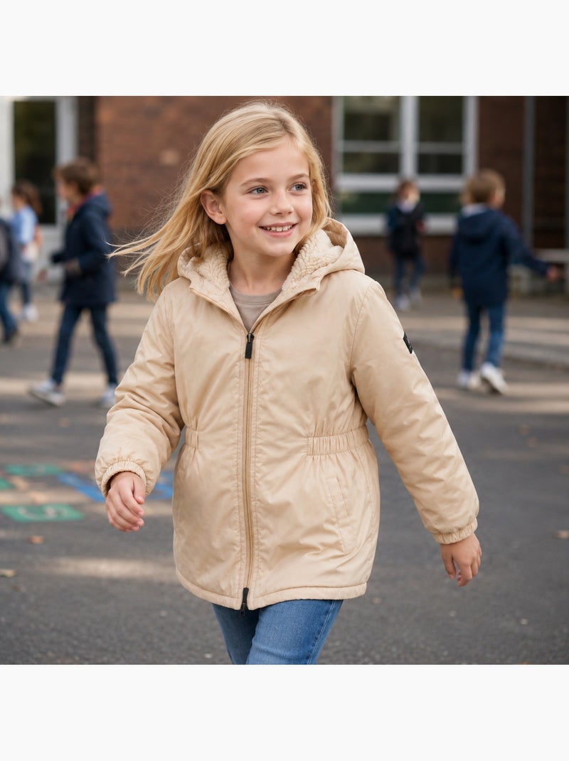 Lee cooper - parka fille Ecru - Kiabi