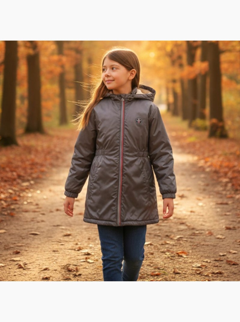 Lee Cooper - Parka fille imprimée Gris - Kiabi