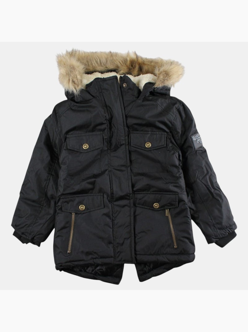 Lee Cooper - Parka fille imprimée Noir - Kiabi